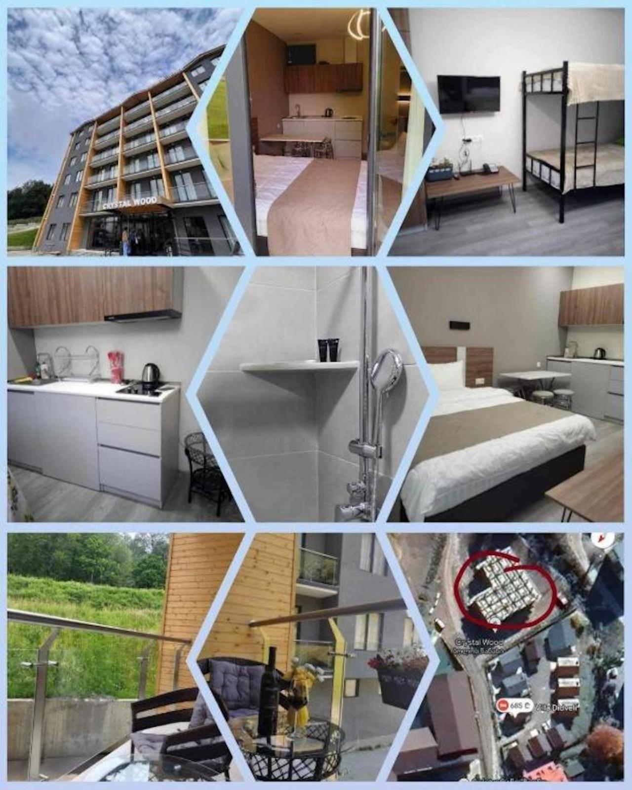 Daire Crystal Wood 213 Bakuriani